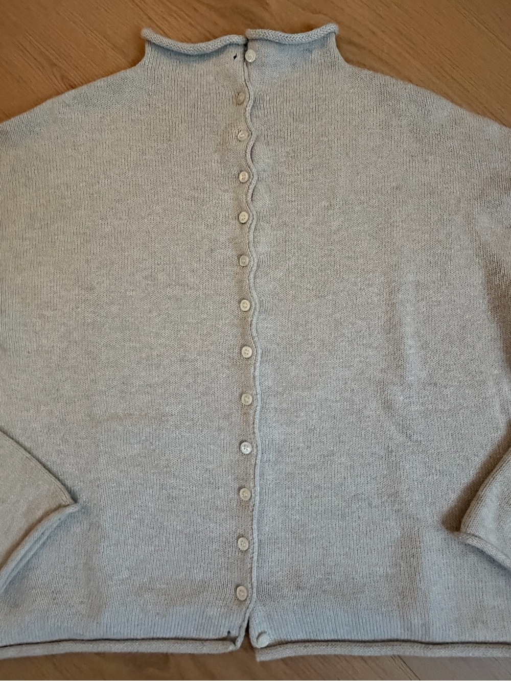 Alex Mill Taylor Cardigan in Cotton Cashmere - Picture 8 of 11